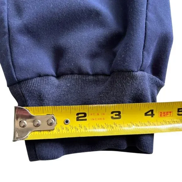 FIGS Zamora Jogger Scrub Pants XS Navy Medical Pants w/Pockets Elastic Waist - Picture 10 of 12